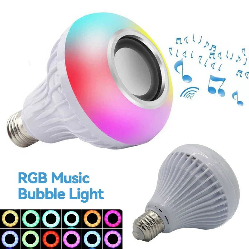 RGB Bluetooth Speaker Bulb 🎶💡- 💥New Year Sale 40% Off 🔥