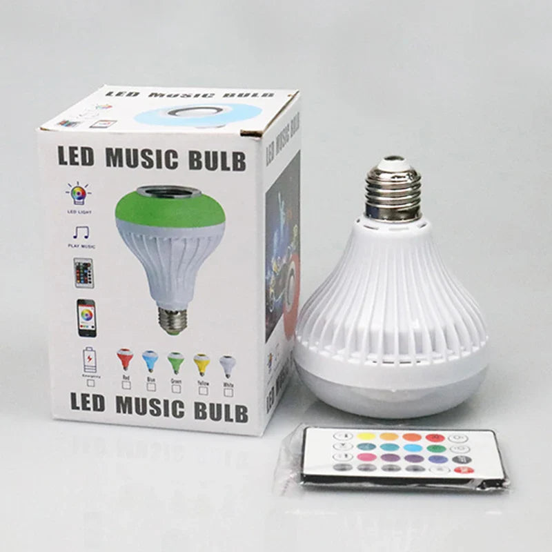 RGB Bluetooth Speaker Bulb 🎶💡- 💥New Year Sale 40% Off 🔥