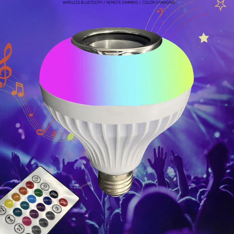 RGB Bluetooth Speaker Bulb 🎶💡- 💥New Year Sale 40% Off 🔥