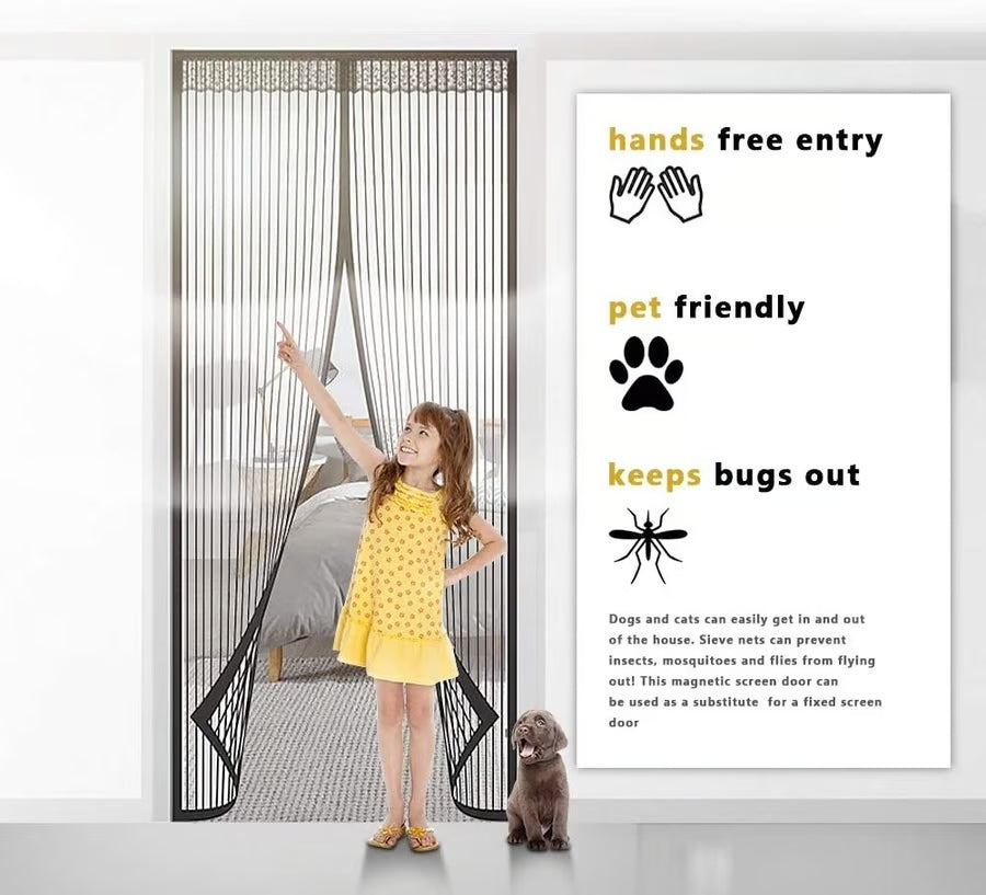 🔥Magnetic Screen Door👾 Prevent mosquito-borne viruses