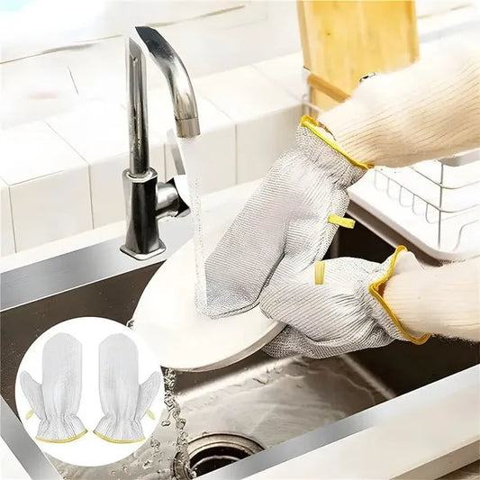 Durable Steel Wire Dishwashing Gloves