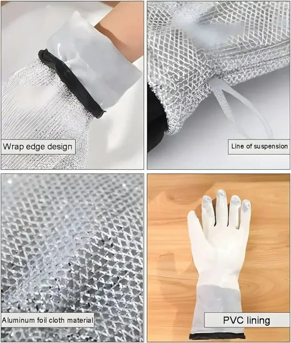 Durable Steel Wire Dishwashing Gloves