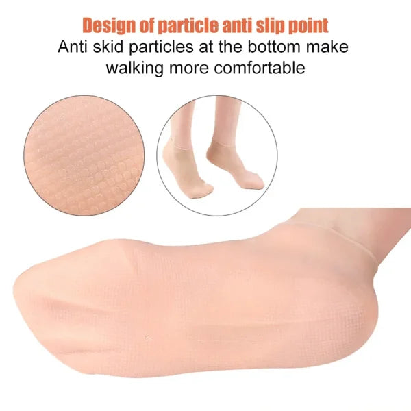 Silicone Moisturizing Gel Heel Socks